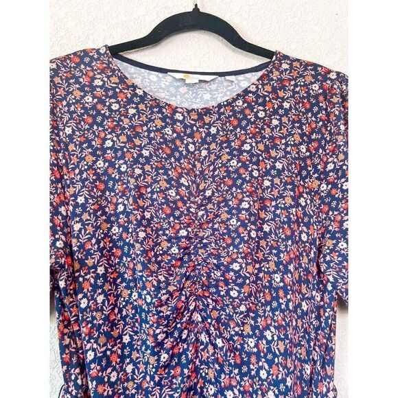 Boden Boho Short Sleeve Floral Jersey Dress Size 8R - Picture 3 of 7